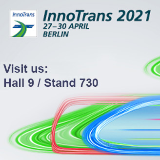 Wir sind auf der Messe Innotrans 2021 in Berlin